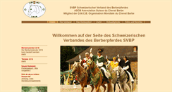 Desktop Screenshot of berberpferde.ch